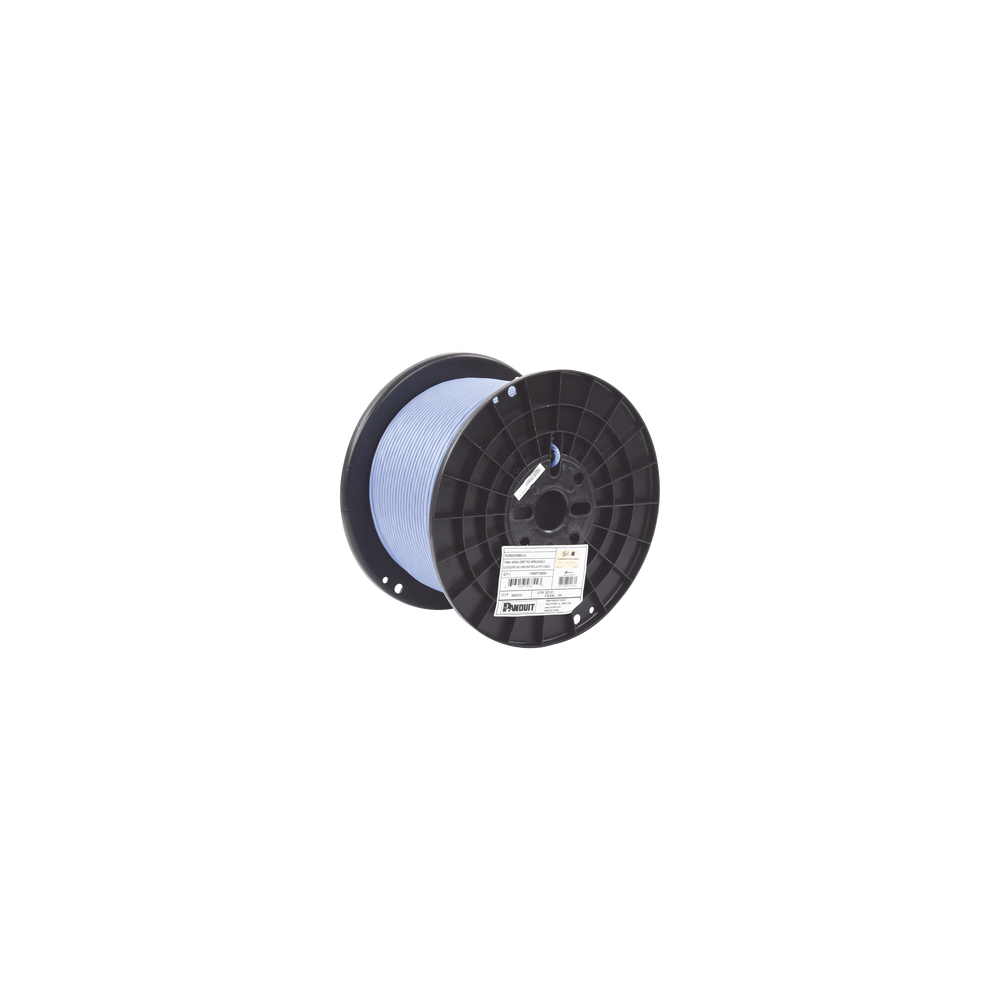 PANDUIT, PUR6AV04BU-G, Bobina de Cable UTP de 4 Pares, Vari-MaTriX, Cat6A, 23 AWG, CMR (Riser), Color Azul, 305m