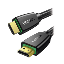 UGREEN, 40412, Cable HDMI 2.0 de Nylon Trenzado / 5 m / 4K@60Hz / HDR / 3D / HEC (Canal Ethernet HDMI) / ARC (Canal de Retorno d