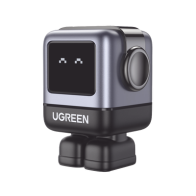 UGREEN, 15570, Cargador RobotGaN de 65W Serie UNO | 3 Puertos de Carga Rápida | 2 USB-C | 1 USB-A | PD 3.0 | QC 4.0 | Carga Inte