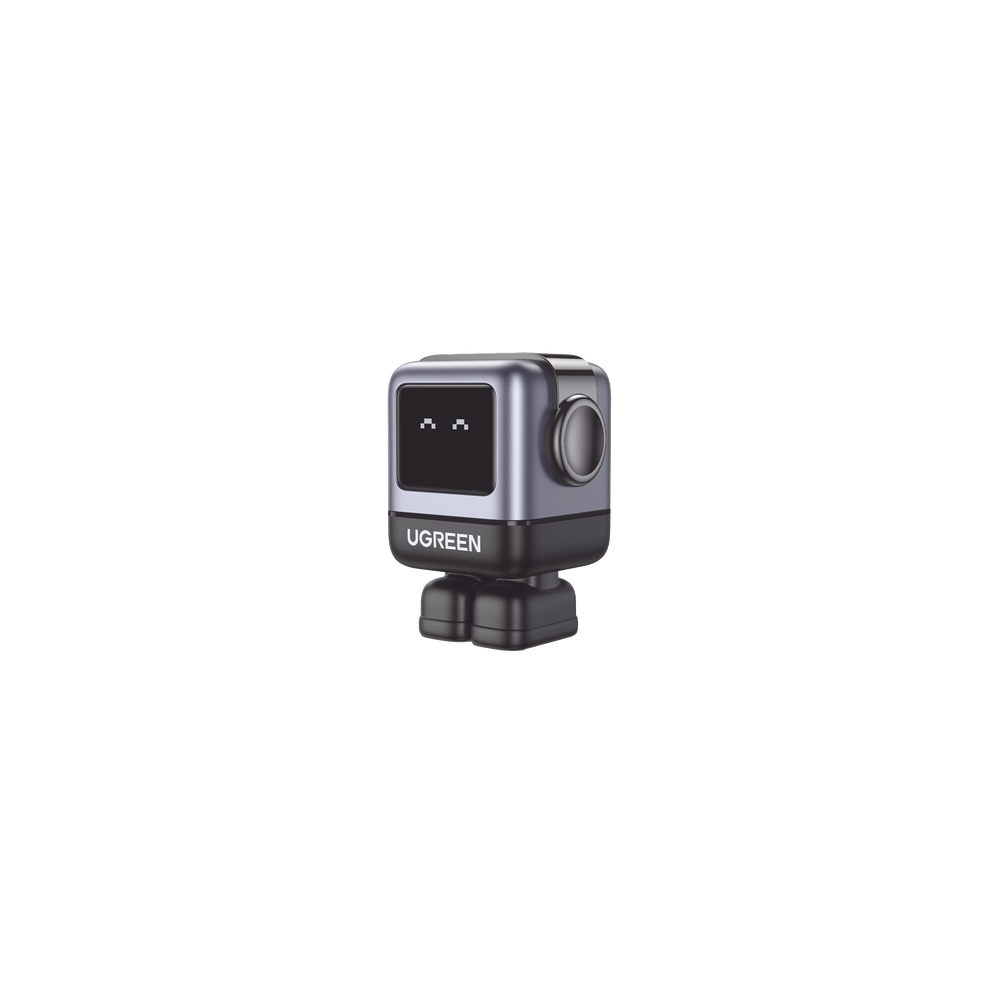 UGREEN, 15570, Cargador RobotGaN de 65W Serie UNO | 3 Puertos de Carga Rápida | 2 USB-C | 1 USB-A | PD 3.0 | QC 4.0 | Carga Inte