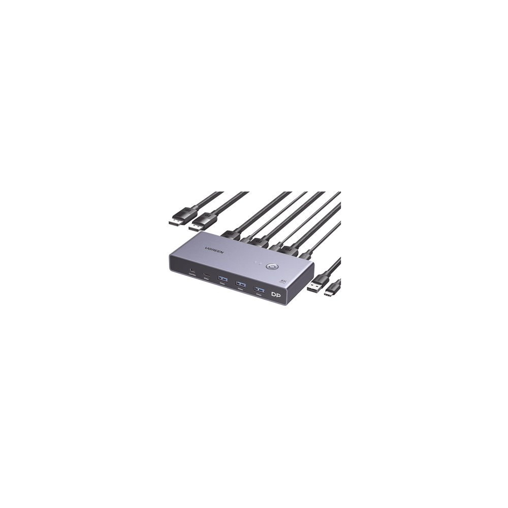 Comprar Conmutador KVM 8K UGREEN DP 1.4 | Smartgrid México