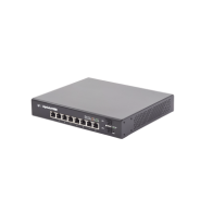 UBIQUITI, ES-8-150W, Switch EdgeMAX Administrable de 8 Puertos Gigabit con PoE+/PoE Pasivo 24V + 2 Puertos SFP, 150 W