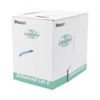 PANDUIT, PUL6004BU-FE, Bobina de Cable UTP 305 m. de Cobre, TX6000™ PanNet, Reelex, Azul, Categoría 6 Mejorado (23 AWG), LSZH (B
