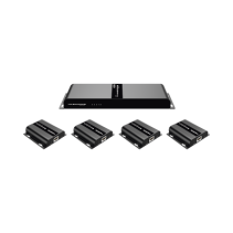 EPCOM TITANIUM, TT-314-HDBITT, Kit Divisor y Extensor HDMI (Extender Splitter) / Divide 1 Fuente HDMI a 4 Pantallas / Extiende l