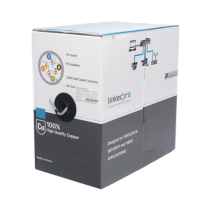 LINKEDPRO BY EPCOM, PRO-CAT-5E-V2, Bobina de cable de 305 m, ( 1000 ft ), Cat5e, alto desempeño, de color Gris, UL, para aplicac