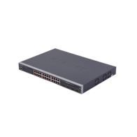 PLANET, WGSW-24040HP4, Switch Administrable L2+ de 24 puertos 10/100/1000T PoE+ con 4 puertos combo TP/SFP Gigabit