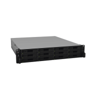 SYNOLOGY, RS2421RPPLUS, Servidor NAS para rack de 12 bahías / Expandible a 24 bahías / Hasta 288 TB / Doble fuente de poder