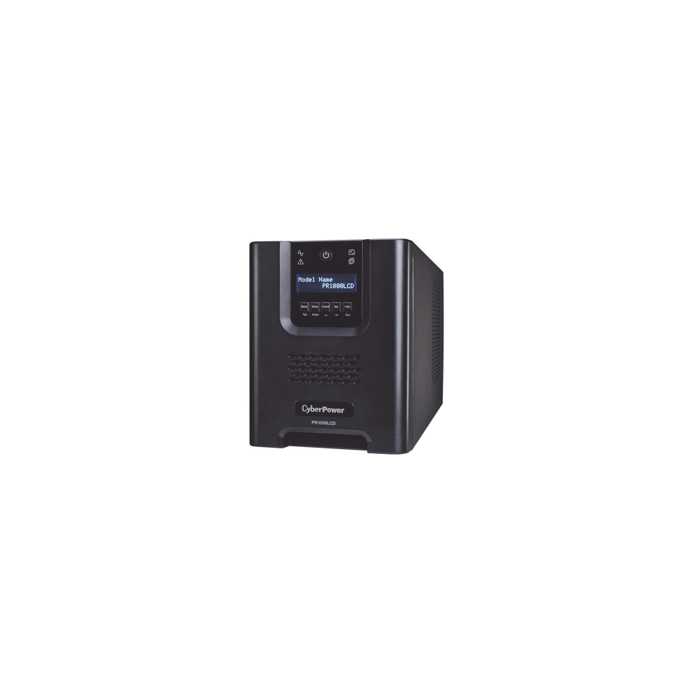 CYBERPOWER, PR1000LCD, UPS de 1000 VA/1000 W, Topología Línea Interactiva, Entrada 120 Vca NEMA 5-15P, Onda Senoidal Pura, Tipo 