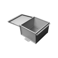 EPCOM INDUSTRIAL, EI-PC-4040-25, Gabinete de Telecom. de Acero Galvanizada con Plato Interior (400 x 400 x 250 mm). SE PUEDE PON