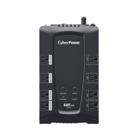CYBERPOWER, CP685AVRG, UPS de 685 VA/390 W, Topología Línea Interactiva, Entrada 120 Vca NEMA 5-15P, Tipo Gabinete Compacto, Con