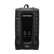 CYBERPOWER, AVRG750U, UPS de 750 VA/450 W, Topología Línea Interactiva, Entrada 120 Vca NEMA 5-15P, Tipo Gabinete Compacto, Con 
