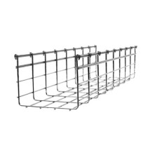 CHAROFIL, CH-116-250EZ, Charola Tipo Malla 116/250 mm, Acabado Electro Zinc, Hasta 462 Cables Cat6, Tramo de 3 Metros