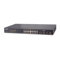 PLANET, FGSW-1816HPS, Switch Administrable L2 de 16 Puertos PoE+ y 2 Puertos Compartidos Gigabit TP/SFP