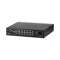 NETONIX, WS12250AC, Switch WISP PoE Administrable de 14 puertos (12 PoE Gigabit + 2 SFP) 250W, entrada de 110-120 Vca y 210-230 