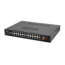 NETONIX, WS26500DC, Switch WISP PoE Administrable de 26 puertos (24 PoE Gigabit + 2 SFP) entrada de 9-72 Vcc