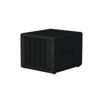 SYNOLOGY, DS918PLUS, Servidor NAS de escritorio con 4 bahías / Expandible a 9 bahías / Hasta 108 TB / Soporta Hasta 40 Cámaras