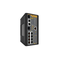 ALLIED TELESIS, AT-IS230-10GP, Switch Industrial PoE+ administrable de 8 Puertos 10/100/1000 Mbps + 2 puertos SFP Combo, 120 W