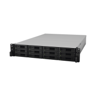 SYNOLOGY, SA3400, Servidor NAS para rack de 12 bahías / Expandible hasta 180 bahías / Hasta 1,536 TB