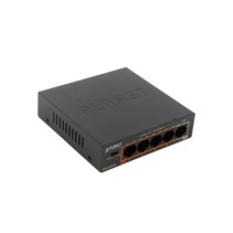 PLANET, FSD-504HP, Switch PoE+ 802.3af/at Distancia 250 m, 4 Puertos, 1 Puerto 10/100 de Uplink