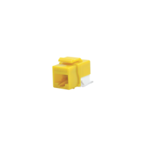 LINKEDPRO BY EPCOM, LP-KJ-610-YE, Módulo Jack Cat6 sin Herramienta (toolless) keystone - Color Amarillo