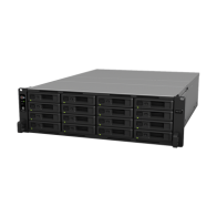 SYNOLOGY, RS2818RPPLUS, Servidor NAS para rack de 16 bahías / Expandible a 28 bahías / Hasta 336 TB