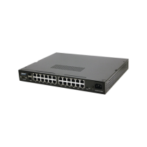 NETONIX, WS26400AC, Switch WISP PoE Administrable de 26 puertos (24 PoE Gigabit + 2 SFP) 400W, entrada de 110/220 Vca
