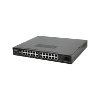 NETONIX, WS26400AC, Switch WISP PoE Administrable de 26 puertos (24 PoE Gigabit + 2 SFP) 400W, entrada de 110/220 Vca