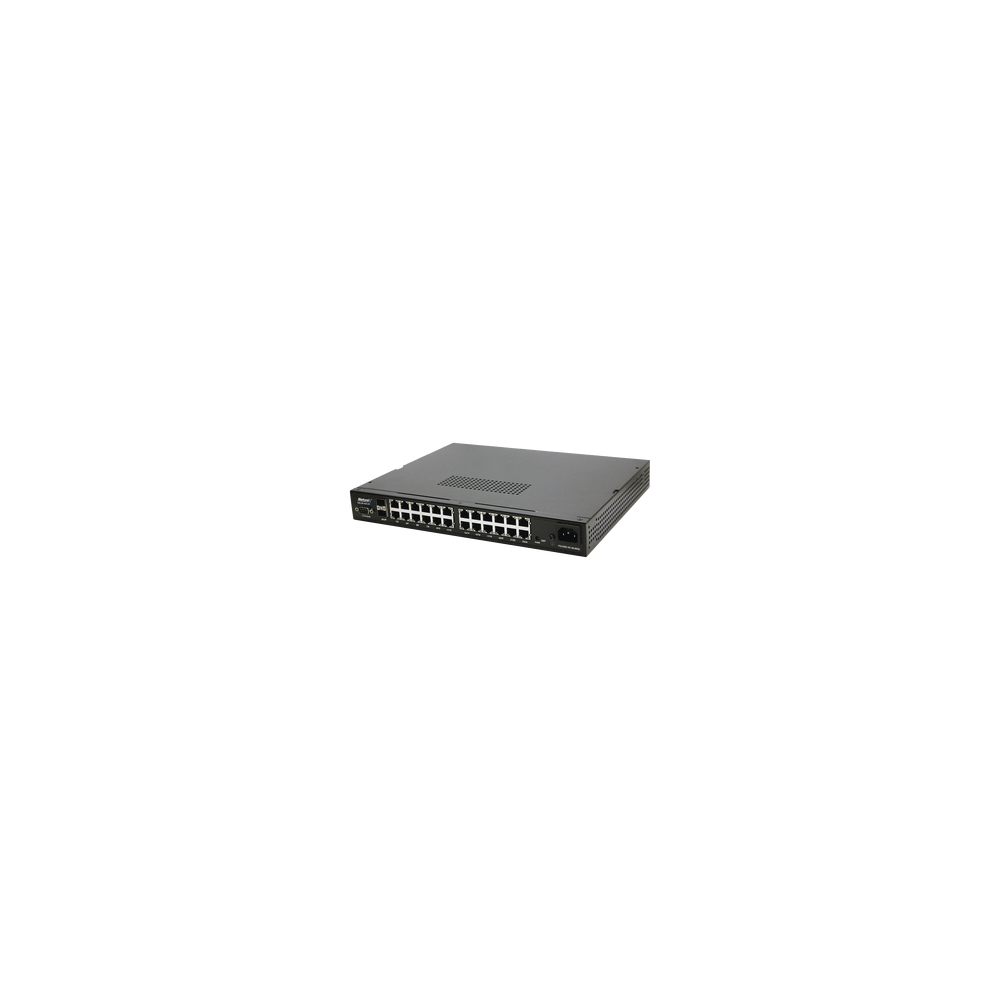 NETONIX, WS26400AC, Switch WISP PoE Administrable de 26 puertos (24 PoE Gigabit + 2 SFP) 400W, entrada de 110/220 Vca