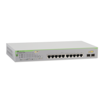 ALLIED TELESIS, AT-GS950-10PS-10, Switch PoE+ Gigabit WebSmart de 10 puertos 10/100/1000 Mbps (2 x Combo) + 2 puertos gigabit SF