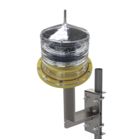 EPCOM INDUSTRIAL, EI-GSL-SE-HLU, Estrobo led para Obstrucción Autónoma con Led Color Rojo con Panel Solar (Luz Fija o Estroboscó