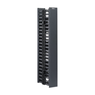 PANDUIT, WMPV45E, Organizador Vertical NetRunner, Doble (Frontal y Posterior), Para Rack Abierto de 45 Unidades, 4.9in de Ancho,