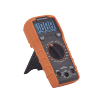KLEIN TOOLS, MM325, Multímetro Digital con Selección Manual Rango 600V CAT III con Protección de Alerta LED del Cable de Prueba