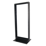 LINKEDPRO BY EPCOM, EIRL-5524, Rack de 2 Postes, Estándar 19 , 24 Unidades, Fabricado en Acero, Base L para Anclar a Piso.