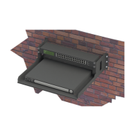 LINKEDPRO BY EPCOM, LP-RAP-1802, Rack Abierto de Montaje en Pared, de 19in, de 2 Unidades de Rack, con Charola de 460 mm de Prof