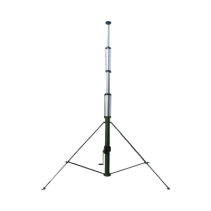 SYSCOM TOWERS, TELEMASTM12, Mástil Telescópico Retraible Manual de 12 metros con Accesorios. Incluye Tripie.