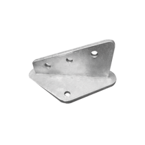 SYSCOM TOWERS, SLM-ANG-2G, Ancla Aleta de 3 Orificios con 2 Puntos de Fijación. Uso en Fijación de mástiles. Galvanizado por Inm