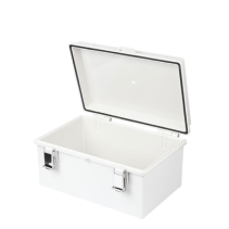 PRECISION, PST-1929-14E, Gabinete de Plástico ABS, Uso en Intemperie IP66 (190 x 290 x 140 mm) cierre por broche Inoxidable y Pe