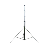 SYSCOM TOWERS, TELEMASTM15, Mástil Telescópico Retraible Manual de 15 metros con Accesorios. Incluye Tripie.