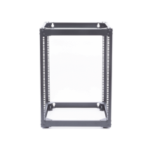 LINKEDPRO BY EPCOM, LP-RPP-1914, Rack Abierto de 4 Postes Instalación Pared o Piso de 14 Unidades, Ideal para Equipo de Audio!