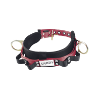 URREA, SYSUSC01C, Cinturón para liniero, talla 36, con bandas para porta herramientas y dos anillos tipo D.