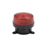 SFIRE, SF-STRR, Mini estrobo color Rojo con montaje de pestaña.