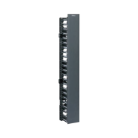 PANDUIT, WMPVF45E, Organizador Vertical NetRunner, Sencillo (Solo Frontal), Para Rack Abierto de 45 Unidades, 4.9in de Ancho, Co