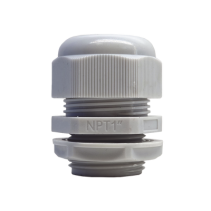 TXPRO, TXG-PG-100N, Conector Plástico Blanco Tipo Glándula para Rosca NPT 1