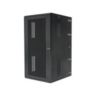 PANDUIT, PZWMC26P, Gabinete PanZone de Montaje en Pared, de 19in, Puerta Ventilada, 26 UR, 635mm de Profundidad, Color Negro