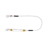 TULMEX, 5430-15-D, Amortiguador con Cable de Protección de Nylon y 2 Ganchos de Seguro Doble.