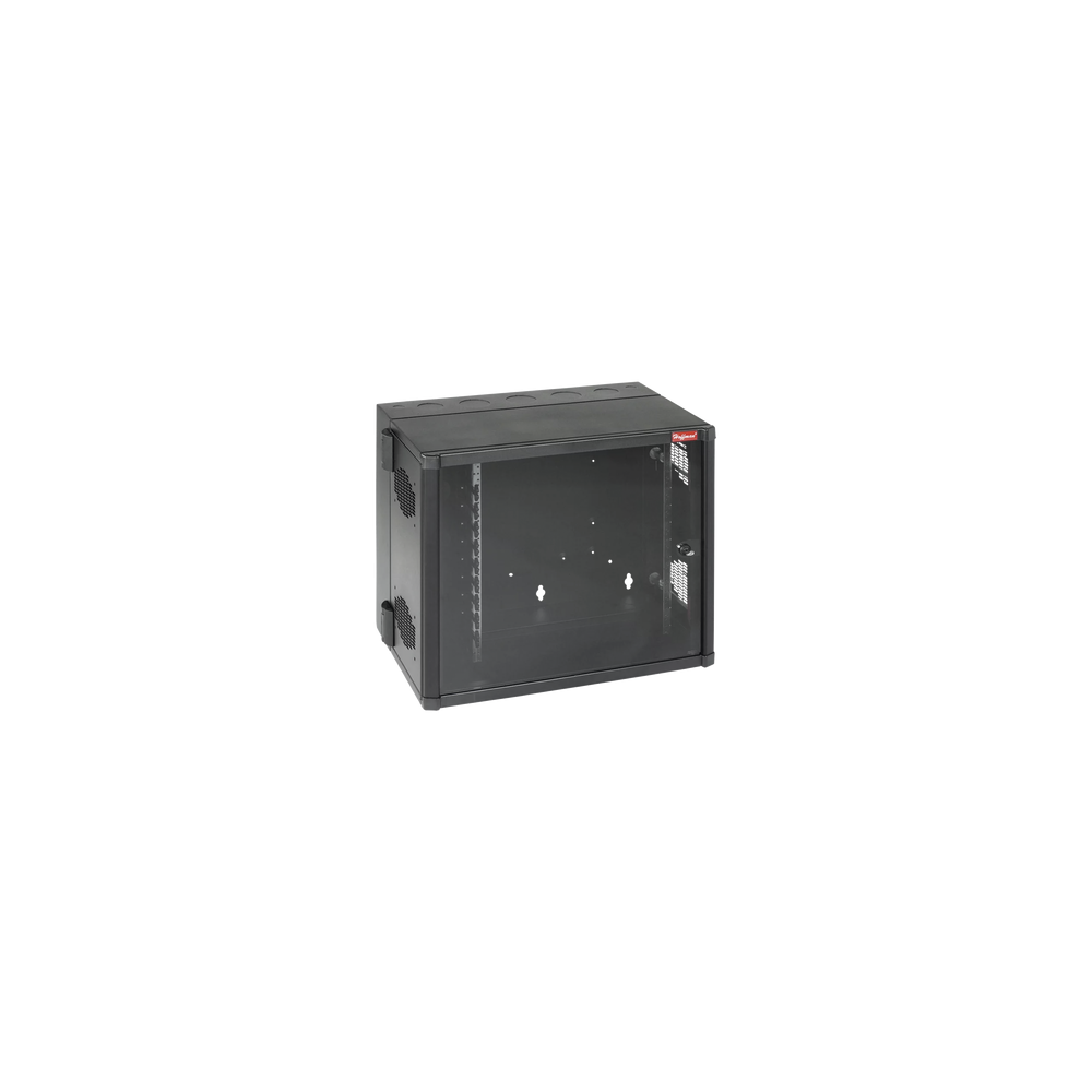 HOFFMAN, EWMW482825, Gabinete AccessPlus de Montaje en Pared de 19in, Rieles Numerados y Roscados #10-32, Puerta con Ventana de 