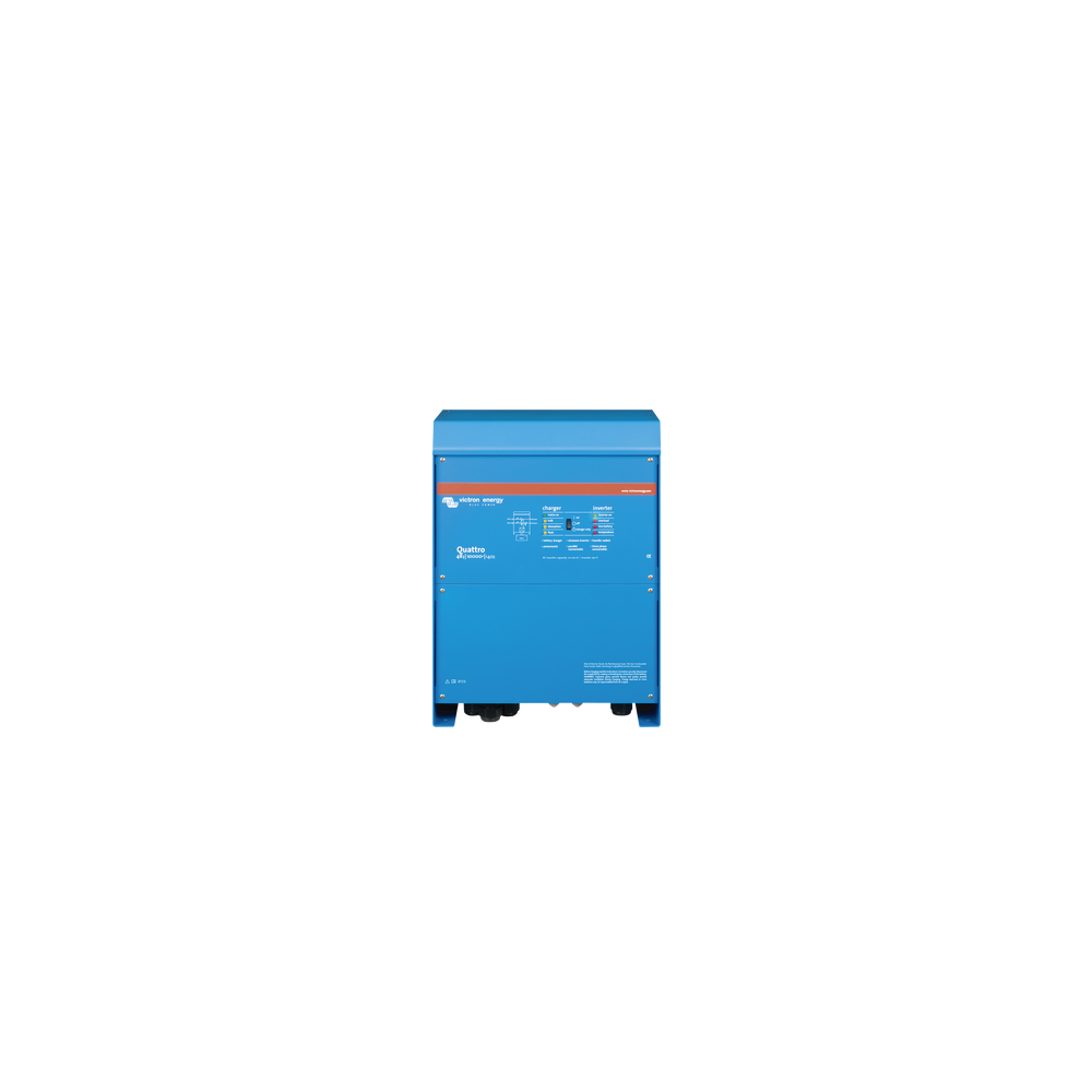 VICTRON ENERGY, QT48/10000SP, Quattro 48/10000/140-100/100 / Inversor Cargador de Onda Pura / Entrada 48 Vcc / Salida 8000 W 120