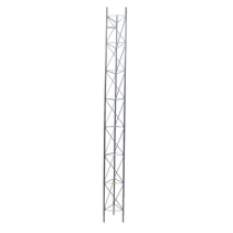 SYSCOM TOWERS, STZ-45, Tramo de Torre Arriostrada de 3m x 45cm, Galvanizado por Electrólisis, Hasta 60 m de Elevación. Zonas Sec