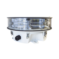 TWR, WHITESTAR, Lámpara de Obstrucción LED Blanca de Media Intensidad, Tipo L-865 acorde con FAA AC-70/7460-1L, (120 - 240 V ca)