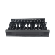 HOFFMAN, DCHS2, Organizador de Cables Horizontal CableTek, Sencillo (Solo Frontal), Para Rack de 19in, 2UR